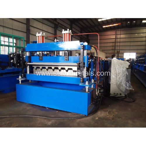 Customized floor deck roofing panel machine